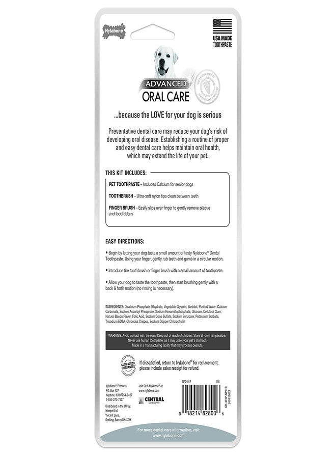 Nylabone Advanced Oral Care Senior Dog Dental Kit Small Dog - Image 2